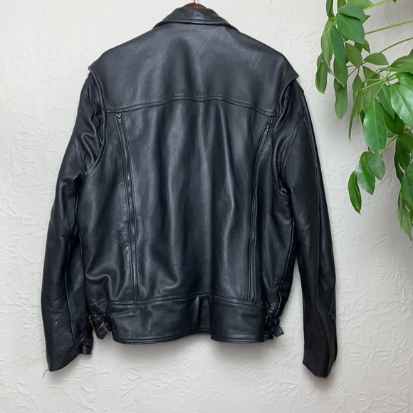 Vintage Leather Biker Jacket - Picture 2 of 12